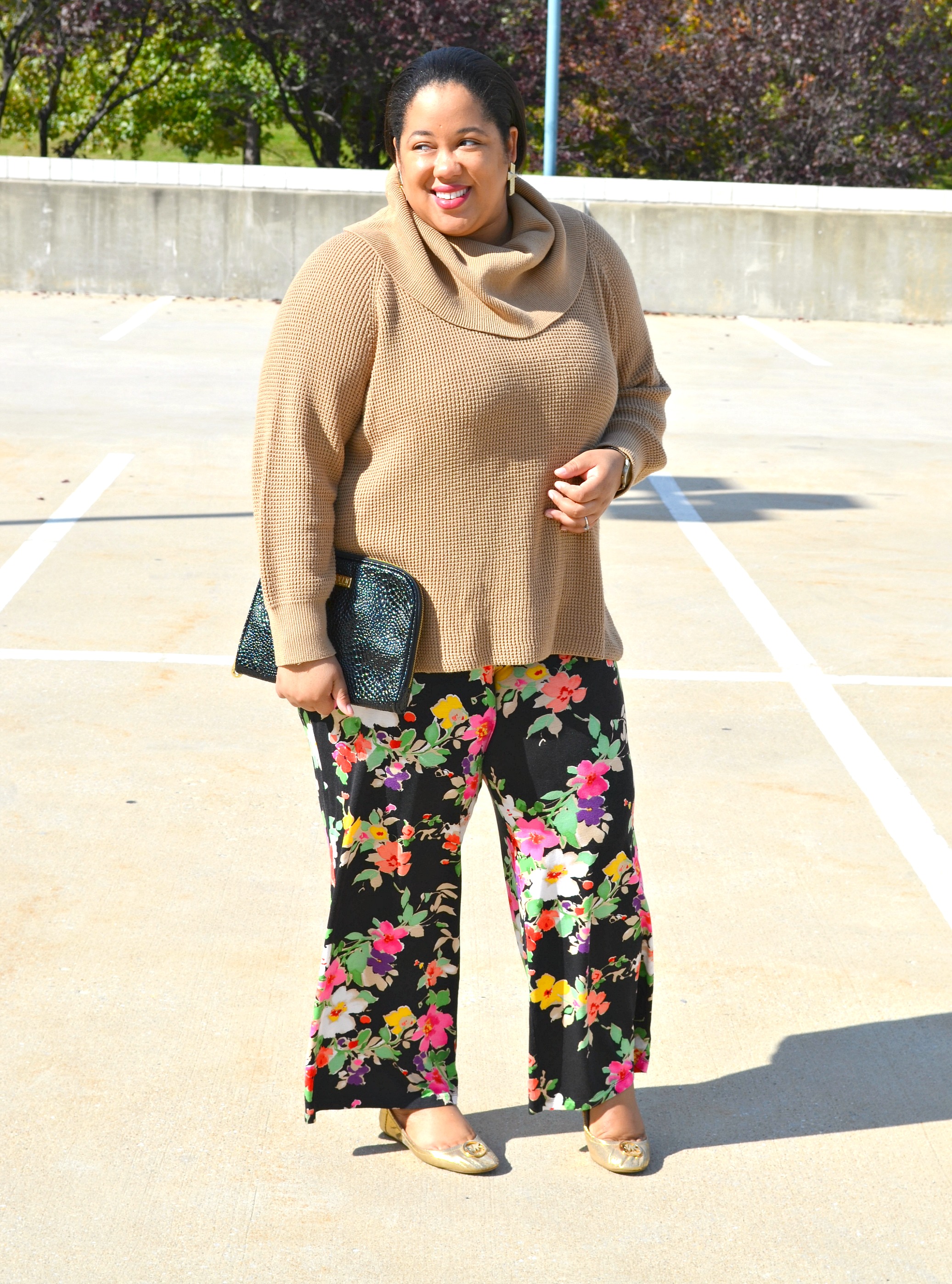 Fall Floral Outfit