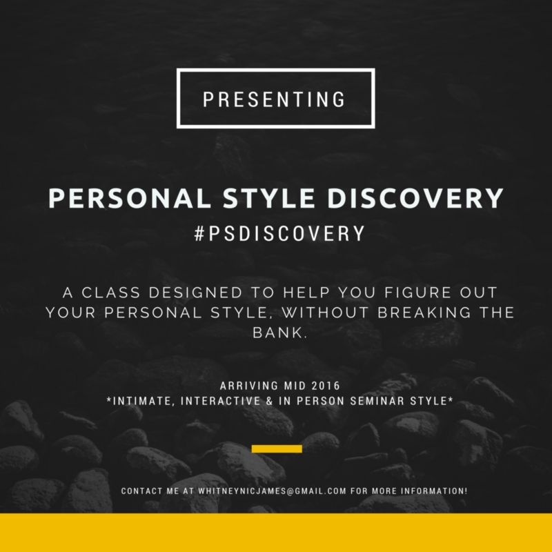 Personal Style Class
