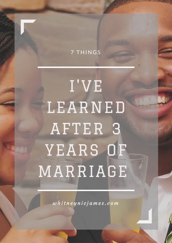 7 Lessons After 3 Years of Marriage