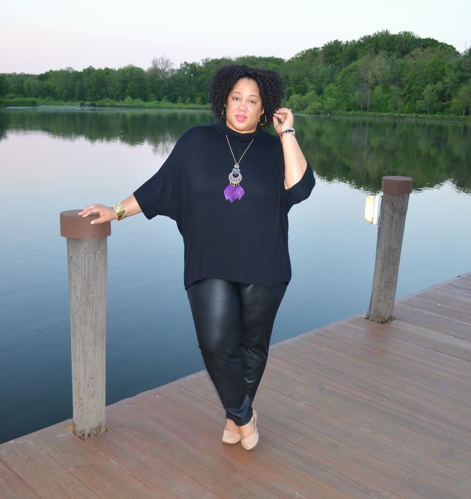 Plus Size All Black Outfit 