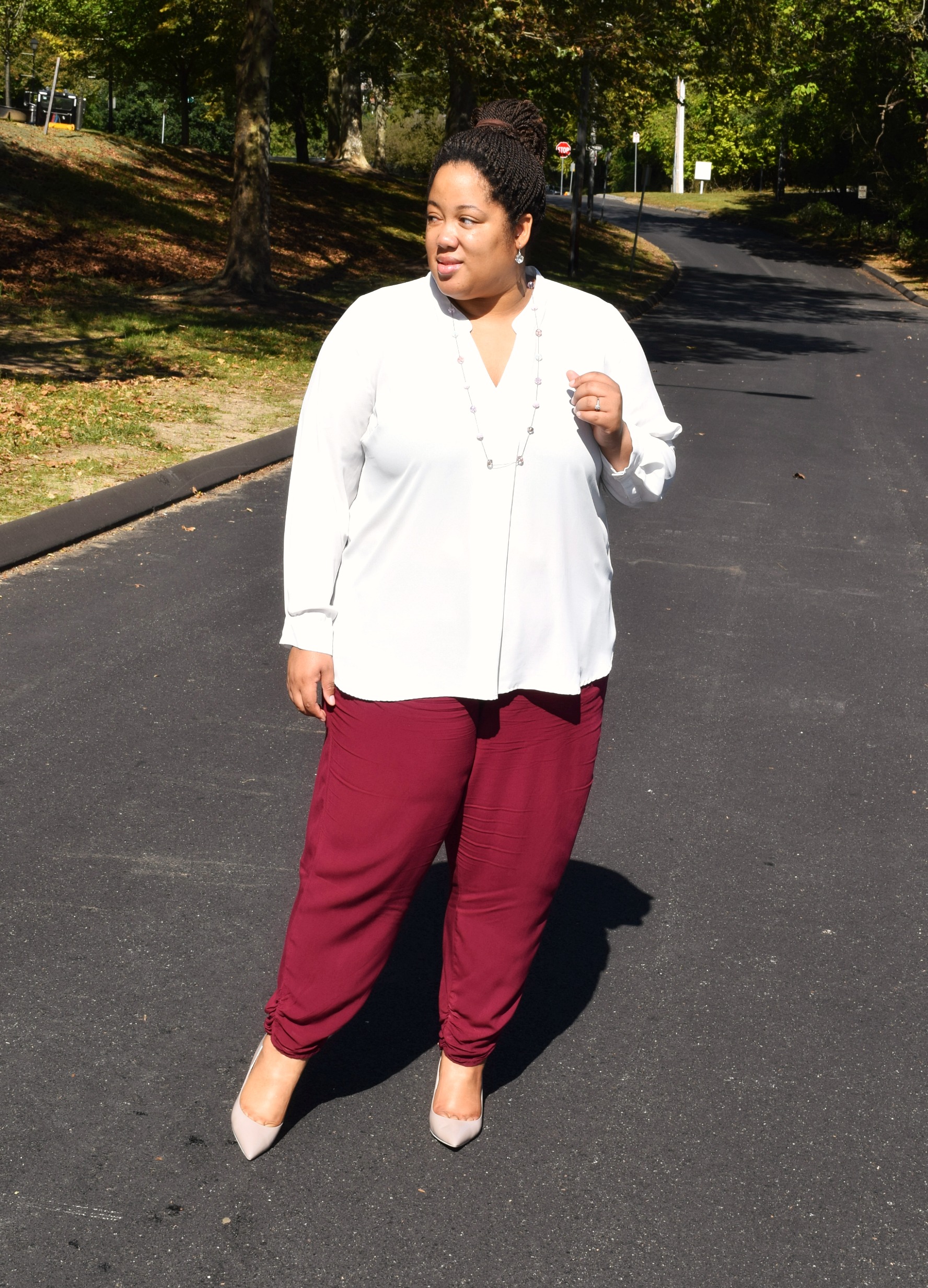 Styling Burgundy and White