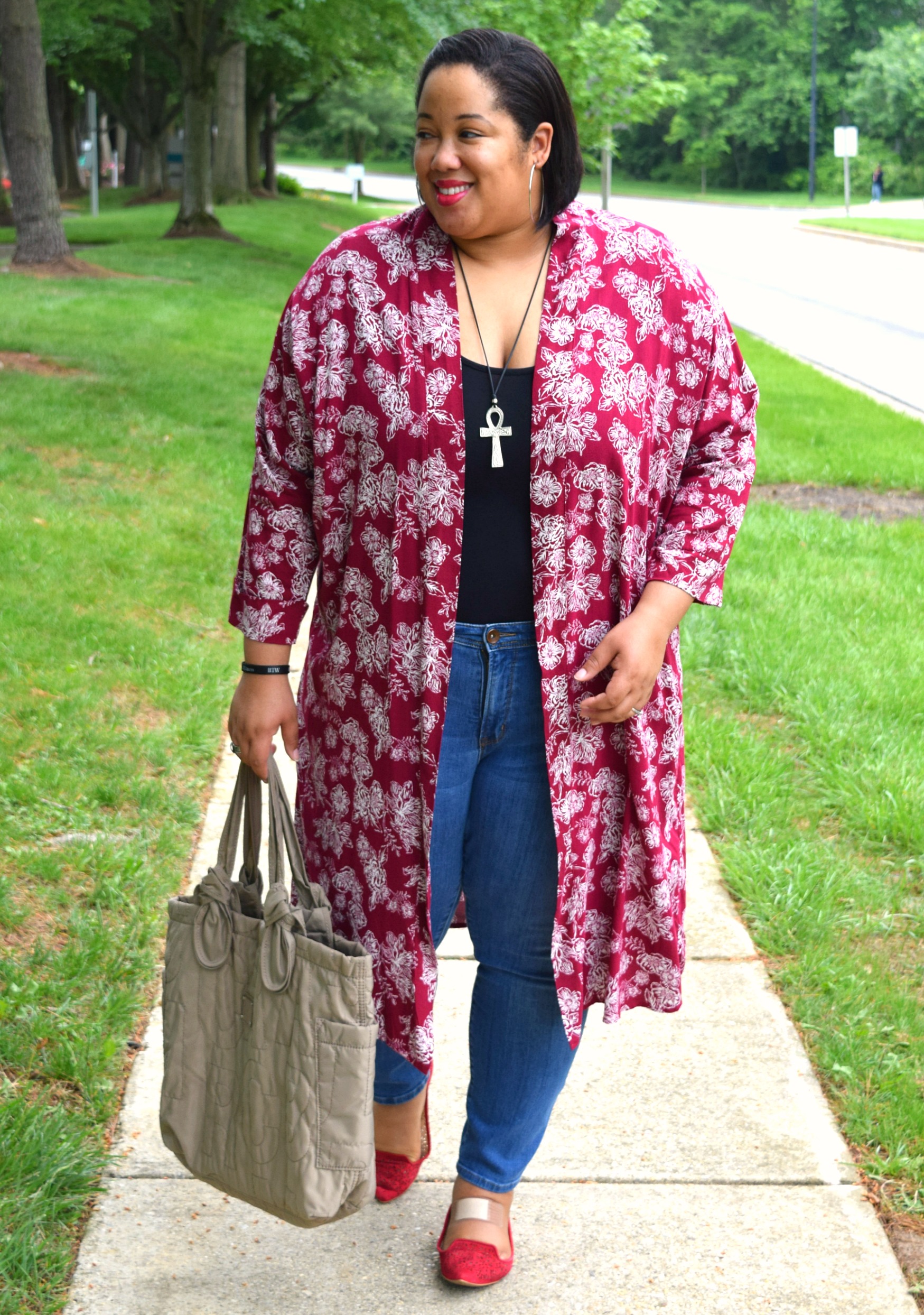 How to Style a Kimono and Jeans