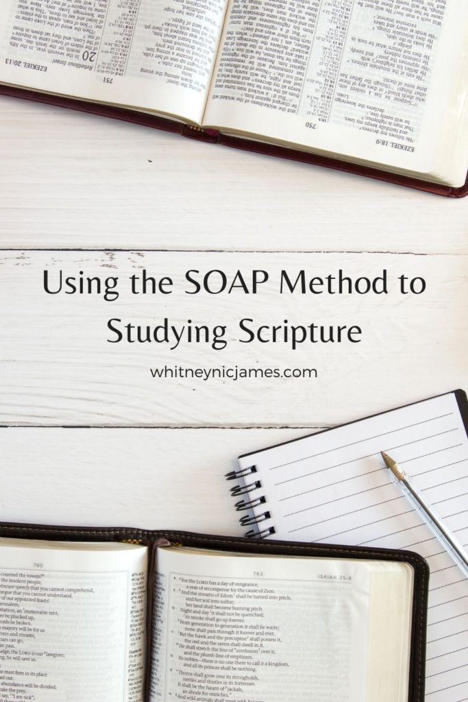 Using the SOAP Method to Study Scripture