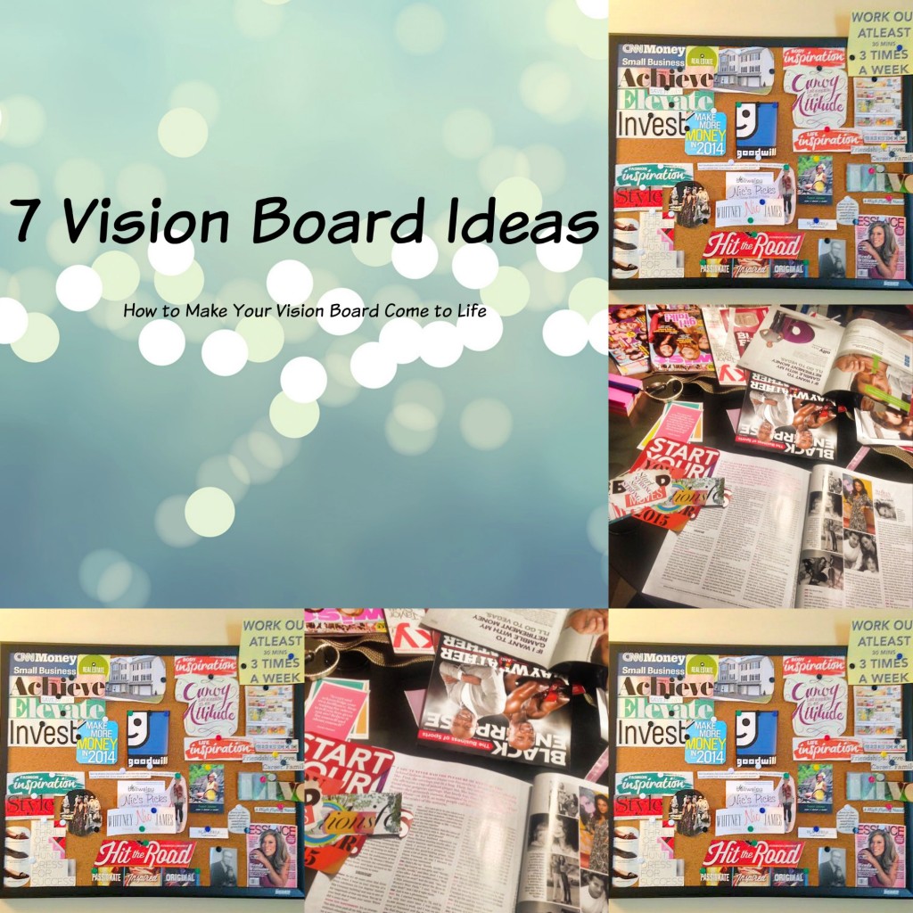 7 Vision Board Ideas |Making Your Vision Board Come to Life
