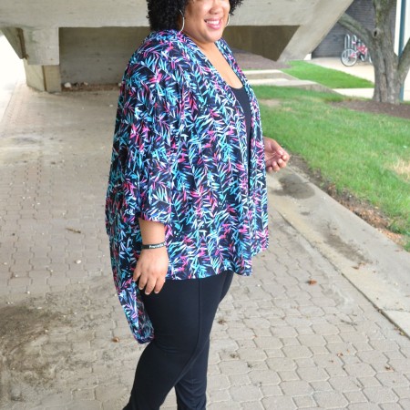 Kimono and Leggings OOTD
