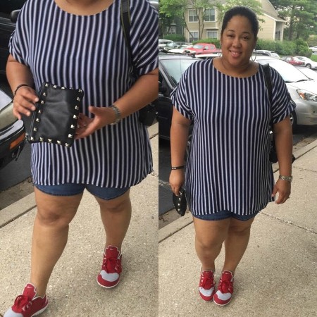 wearing shorts - ootd