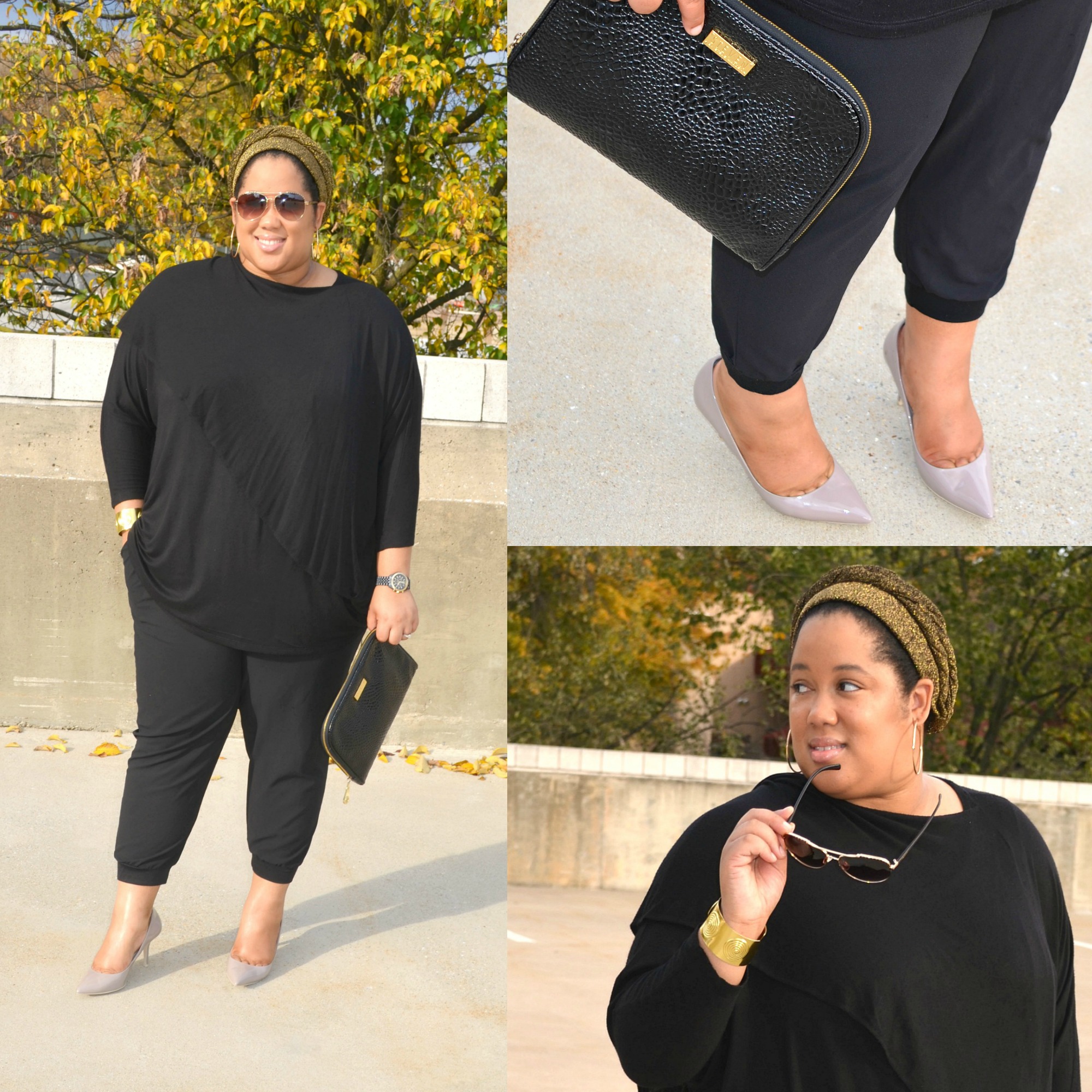 Details - All Black Outfit