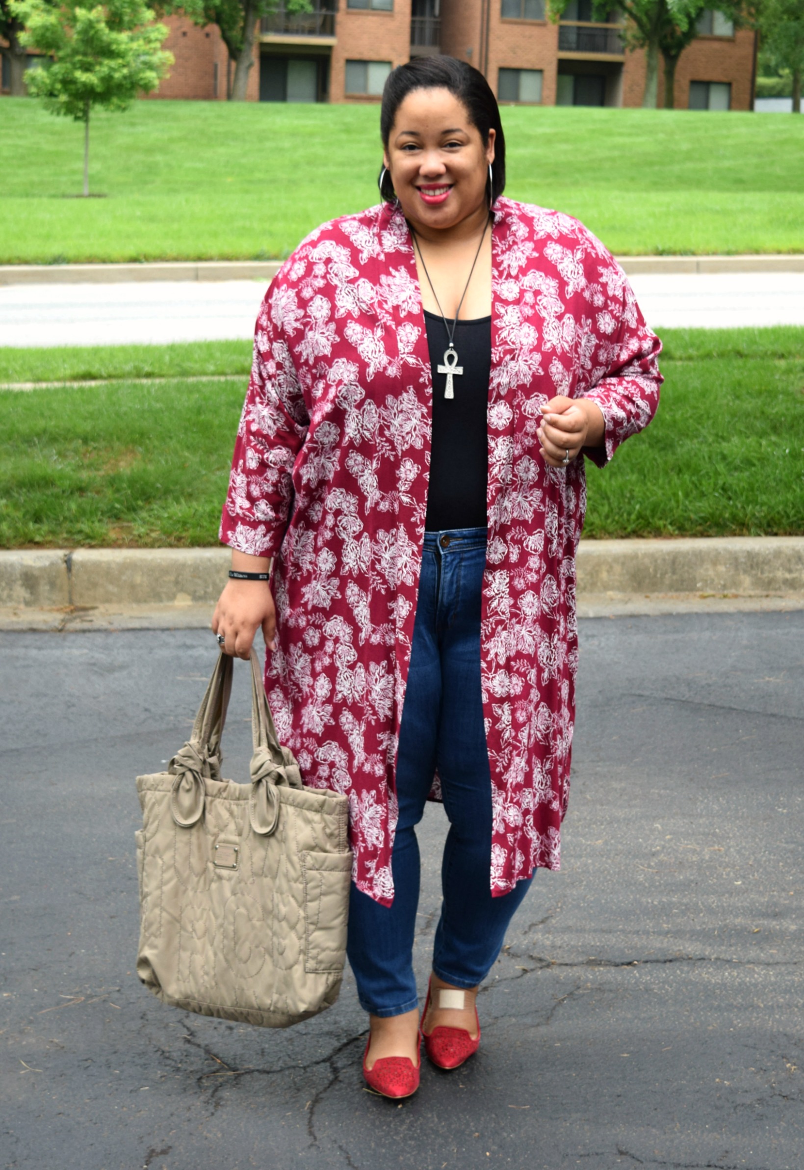 How to Style a Kimono and Jeans