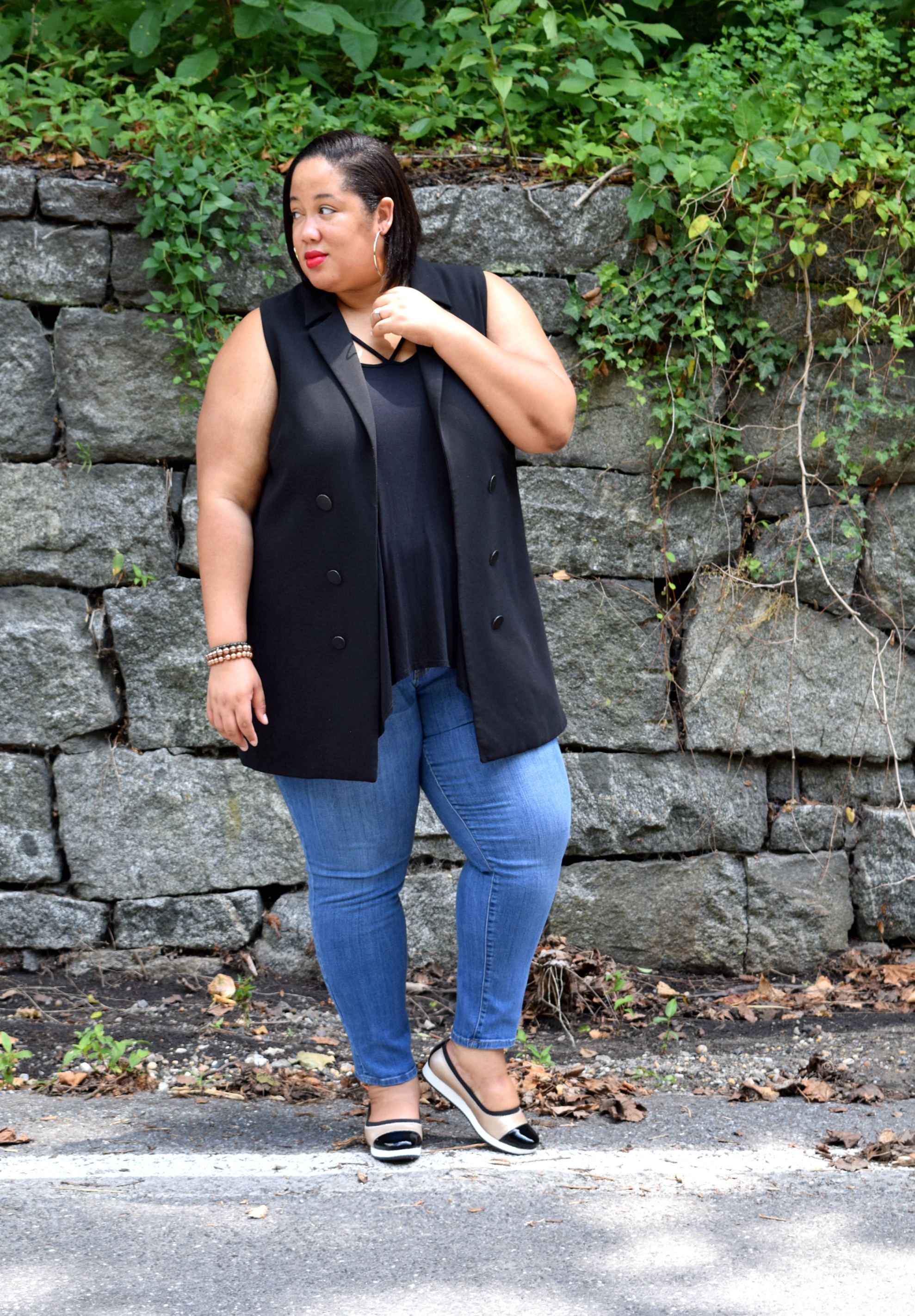 How to Style a Sleeveless Vest