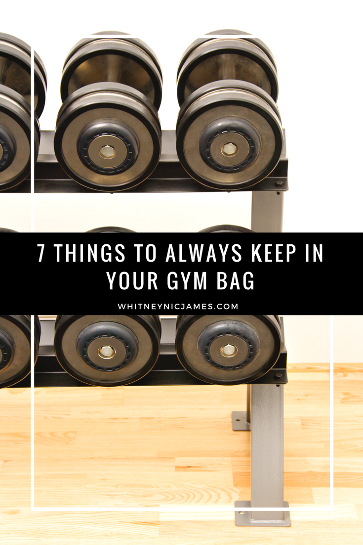 7 Things to Always Keep in Your Gym Bag