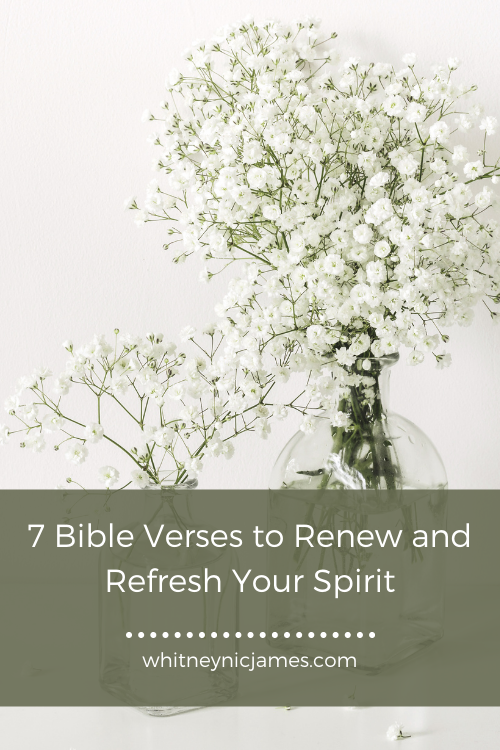 Bible Verses to Renew and Refresh 